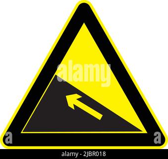 Warning signs, Road signs in China, A wide variety of road signs are displayed in the People's Republic of China. Steep ascent Stock Vector