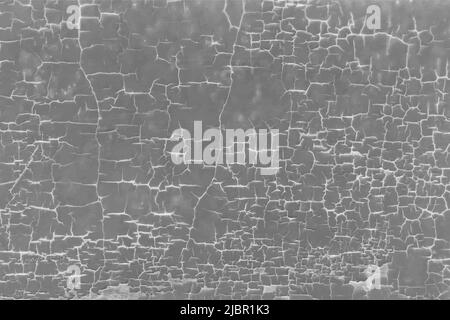 Close-up of the texture of dark peeling plaster. An old plastered wall Stock Vector