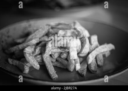 delicious home made french fires Stock Photo