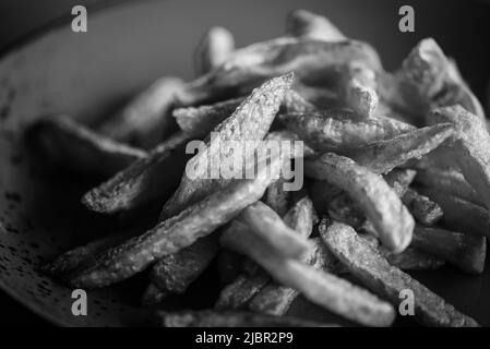 delicious home made french fires Stock Photo