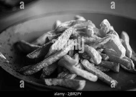 delicious home made french fires Stock Photo