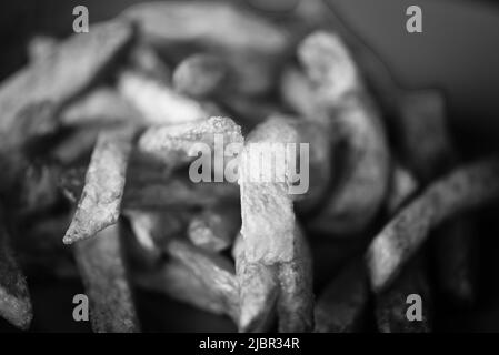 delicious home made french fires Stock Photo