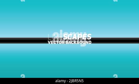 LineScapes Gradient Background. Minimal Gradient Stripes. Stock Vector
