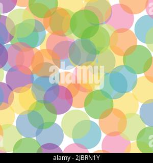 Multicolor background, colorful vector texture with circles. Splash effect banner. Dotted abstract illustration with blurred drops of rain. Pattern Stock Vector