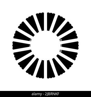 Target aim icon, archer sports game symbol. Game aiming sight dot pointer. Shoot sniper rifle focus cursor. Bullseye mark targeting. Isolated vector Stock Vector