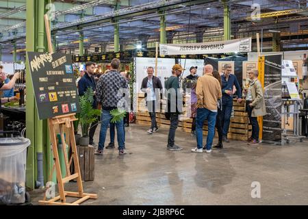 Beer Festival at Lokomotivvaerksted in Copenhagen Stock Photo - Alamy