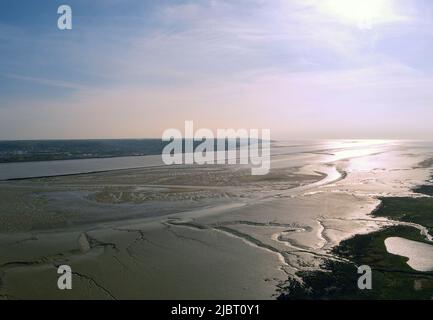 Estuaire de la Seine Estuaire et pont de Normandie Stock Photo - Alamy