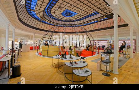 Ceiling Of Le Bon Marche Department Store - Paris, France Stock Photo,  Picture and Royalty Free Image. Image 116311864.