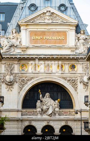 France, Paris, BNP Paribas Bank, Head Office Stock Photo