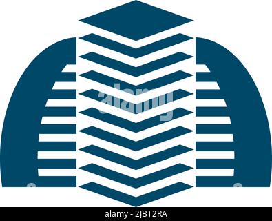 Apartment logo icon design vector template Stock Vector