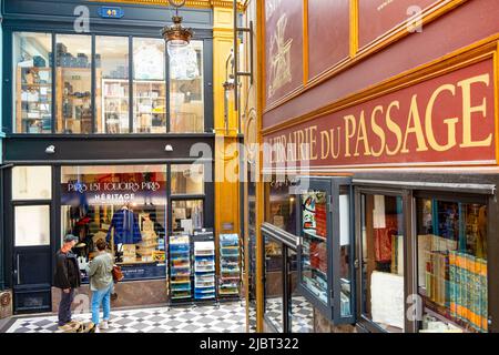 France, Paris, passage Jouffroy Stock Photo