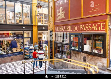 France, Paris, passage Jouffroy Stock Photo