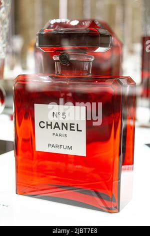 Chanel No 5 perfume bottle Chanel Paris vintage paper