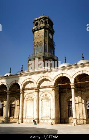 Egypt, Cairo, old town listed as World Heritage by UNESCO, the Citadel with Mohammed Ali Mosque Stock Photo