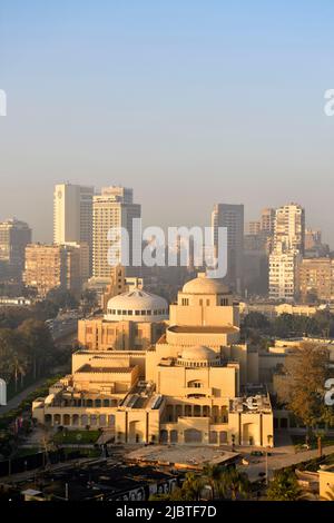 Egypt, Cairo, Zamalek district, Gezira island, Cairo Opera House Stock Photo