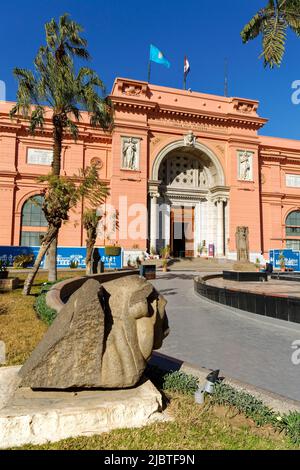 Egypt, Cairo, downtown, Egyptian museum of Cairo Stock Photo