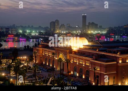 Egypt, Cairo, downtown, Egyptian museum of Cairo Stock Photo