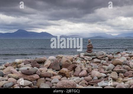 Mulranny Beach on the atlantic coast of County Mayo, Ireland Stock Photo