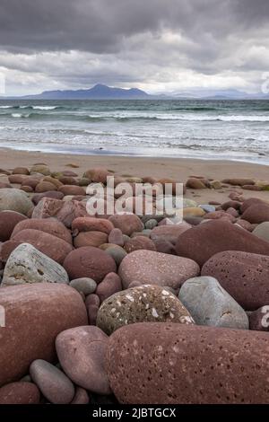 Mulranny Beach on the atlantic coast of County Mayo, Ireland Stock Photo