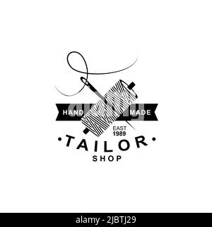 tailor logos Stock Vector