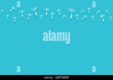 Dandelion vector illustration for the textiles, wallpapers, decorations. Stock Vector