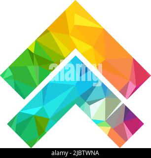 Arrow icon logo design template for business company Stock Vector