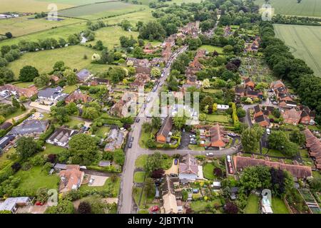 Aerial View Of The Picturesque Village Of Clifford Chambers Aerial View Of The Picturesque Village Of Clifford Chambers