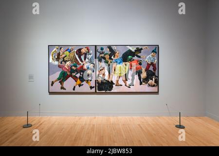 London, UK, 5th Jul 2021, One of the most comprehensive retrospective exhibitions of the Portuguese artist Paula Rego at Tate Britain. It opened on the 7th of July 2021., Andrew Lalchan Photography/Alamy Live News Stock Photo