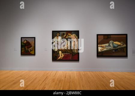 London, UK, 5th Jul 2021, One of the most comprehensive retrospective exhibitions of the Portuguese artist Paula Rego at Tate Britain. It opened on the 7th of July 2021., Andrew Lalchan Photography/Alamy Live News Stock Photo