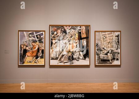 London, UK, 5th Jul 2021, One of the most comprehensive retrospective exhibitions of the Portuguese artist Paula Rego at Tate Britain. It opened on the 7th of July 2021., Andrew Lalchan Photography/Alamy Live News