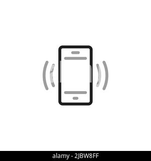 Contact us line icons. Contact Us web icons in line style. Ringing phone icon. Editable vector stroke. Stock Vector