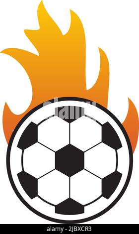 football logo design vector template Stock Vector