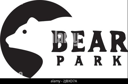 Bear icon logo design inspiration vector illustration template Stock Vector
