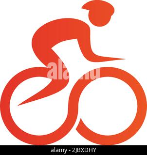 Bicycle icon logo design inspiration vector illustration template Stock Vector