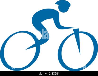 Bicycle icon logo design inspiration vector illustration template Stock Vector