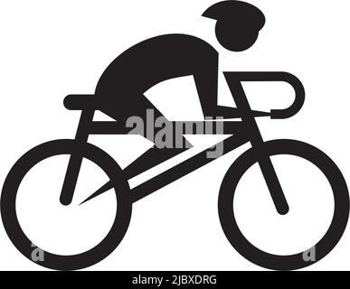 Bicycle icon logo design inspiration vector illustration template Stock Vector