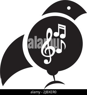 Origami bird icon logo design vecto illustration template Stock Vector