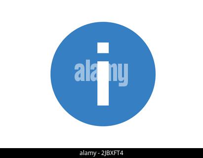 Information and data sign icon vector. Flat design. Stock Vector