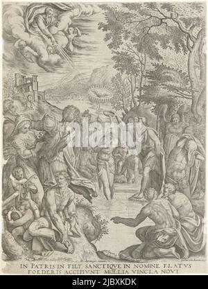 Baptism of Christ, Egidius Horbeck, 1582 - 1586 Stock Photo - Alamy