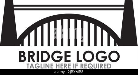 Bridge icon logo design inspiration vector template Stock Vector