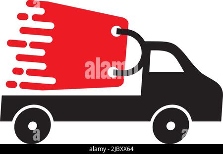 Delivery car logo design inspiration vector template Stock Vector
