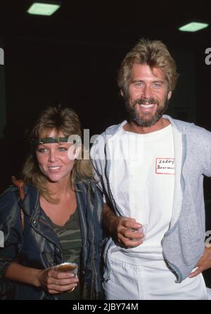 Lisa Hartman and Barry Bostwick 1982 Credit: Ralph Dominguez/MediaPunch Stock Photo