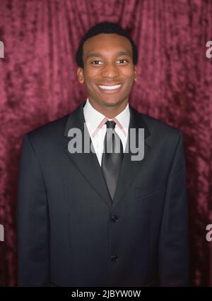 African man wearing tuxedo Stock Photo