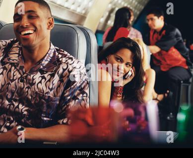 Young woman talking on cell phone Stock Photo
