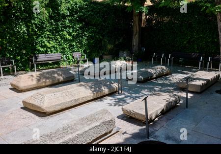 El Transito Synagogue. Toledo. Castilla La Mancha, Spain. Stock Photo