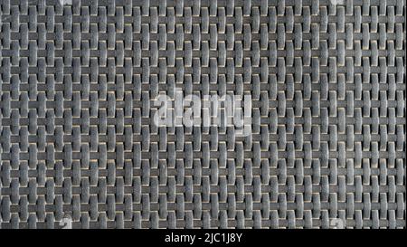 Abstract pattern background texture. Dark fabric surface texture.Textile woven macro furniture. Stock Photo