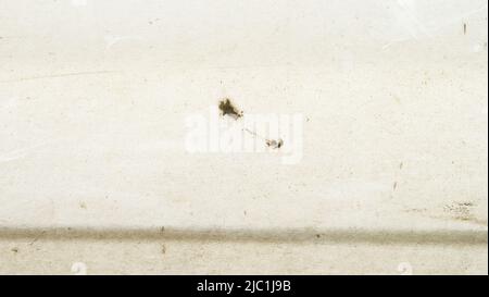 Old dirty white metal with rust. Abstract and grunge texture background. Stock Photo