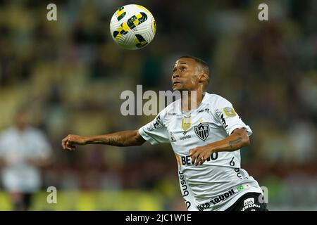 Rio de Janeiro, Brazil. June 08, 2022, Ademir of Atletico-MG during the  match between Fluminense and Atletico-MG as part of Brasileirao Serie A  2022 at Maracana Stadium on June 08, 2022 in