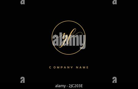 YF, FY Alphabets Letters Logo Monogram Stock Vector