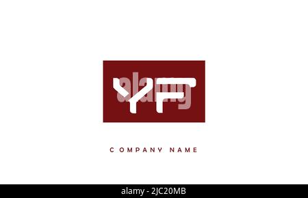 YF, FY Alphabets Letters Logo Monogram Stock Vector